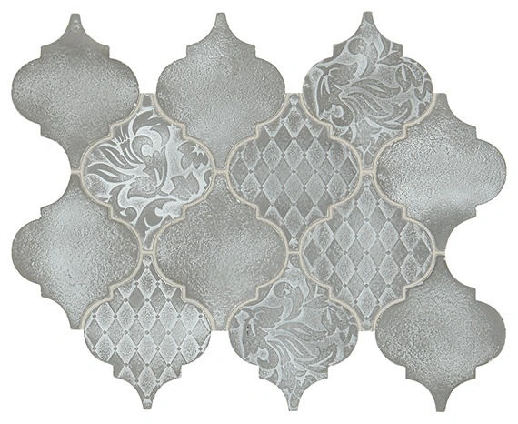 Whitewash Titanium Arabesque