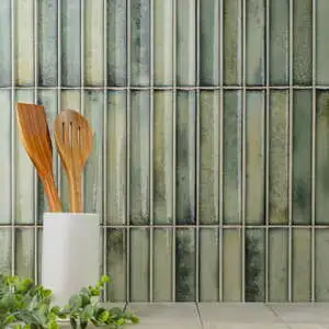 Canali Fluted Salvia Glossy