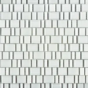 Crystal Super White Bond Mosaic Polished