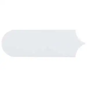 Fan Mist Gray 3x8 Fishscale Matte Ceramic Wall Tile