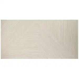 Lounge Ash Beige 24x48 Ribbed Matte Fluted Porcelain Wood Look T