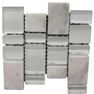 White Bond Mosaic Multi-Texture