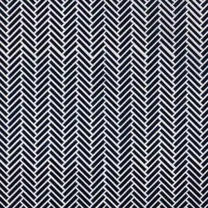 Motek Royal Blue 1x2" Herringbone Crackled Glossy Porcelain Mosa