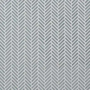 Motek Sky Blue 1x2" Herringbone Glossy Porcelain Mosaic Tile