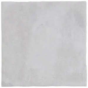 Paula Purroy Como Cotton White 5x5 Matte Ceramic Tile