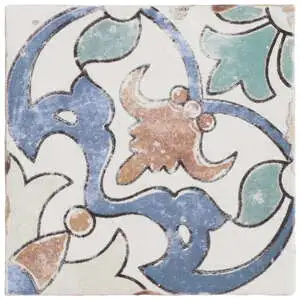 Paula Purroy Como Fiesta Multicolor 5x5 Matte Ceramic Tile
