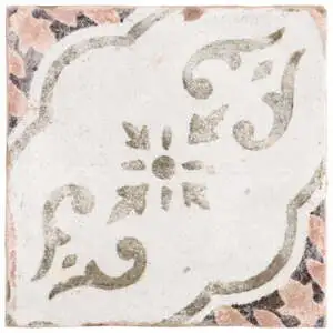 Paula Purroy Como Portina Terracotta Gold 5x5 Matte Ceramic Tile
