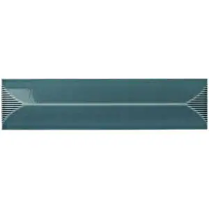 Retouch Inflex Emerald Green 4.5x18 3D Crackled Glossy Ceramic