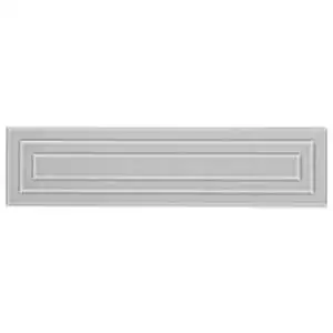 Retouch Frame Gray 4.5x18 3D Crackled Glossy Ceramic Tile
