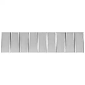 Retouch Steps Gray 4.5x18 3D Crackled Glossy Ceramic Tile