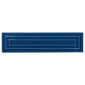 Retouch Frame Nautical Blue 4.5x18 3D Crackled Glossy Ceramic