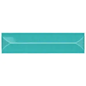 Retouch Inflex Teal Green 4.5x18 3D Crackled Glossy Ceramic Tile