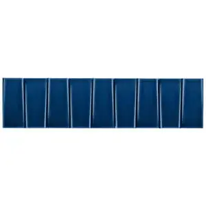 Retouch Steps Nautical Blue 4.5x18 3D Crackled Glossy Ceramic