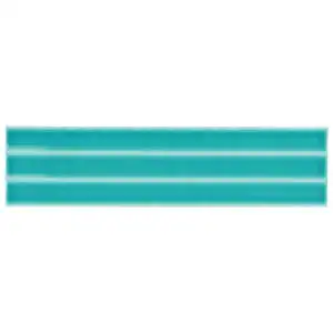 Retouch Fluted Teal Green 4.5x18 3D Crackled Glossy Ceramic Tile