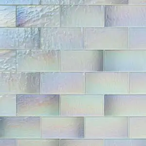 Riverton Glacier White 4.5x9 Polished Glass Tile