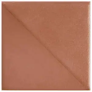 Stacy Garcia Artigo Deco Clay Terracotta 5x5 Textured Matte