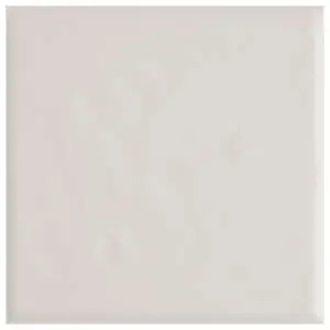 Stacy Garcia Artigo Deco White 5x5 Textured Matte Ceramic Tile