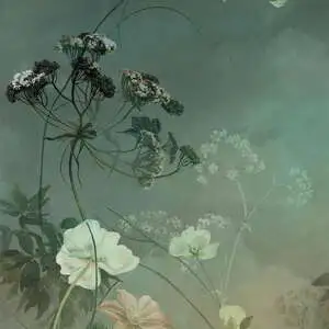 Country Flowers Green