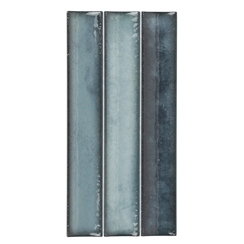 Canali Fluted Sea Blue Glossy