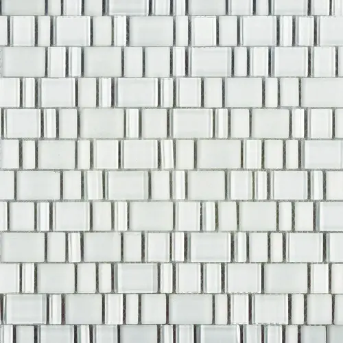 Crystal Super White Bond Mosaic Polished