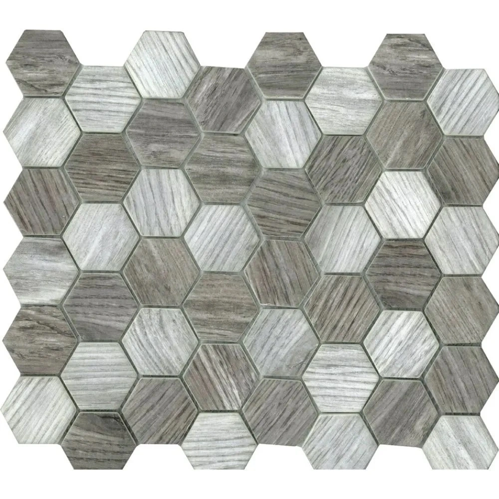Lt.Grey Hexagon Matte