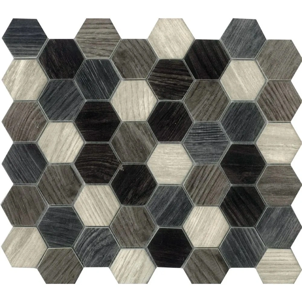 Dk.Grey Hexagon Matte