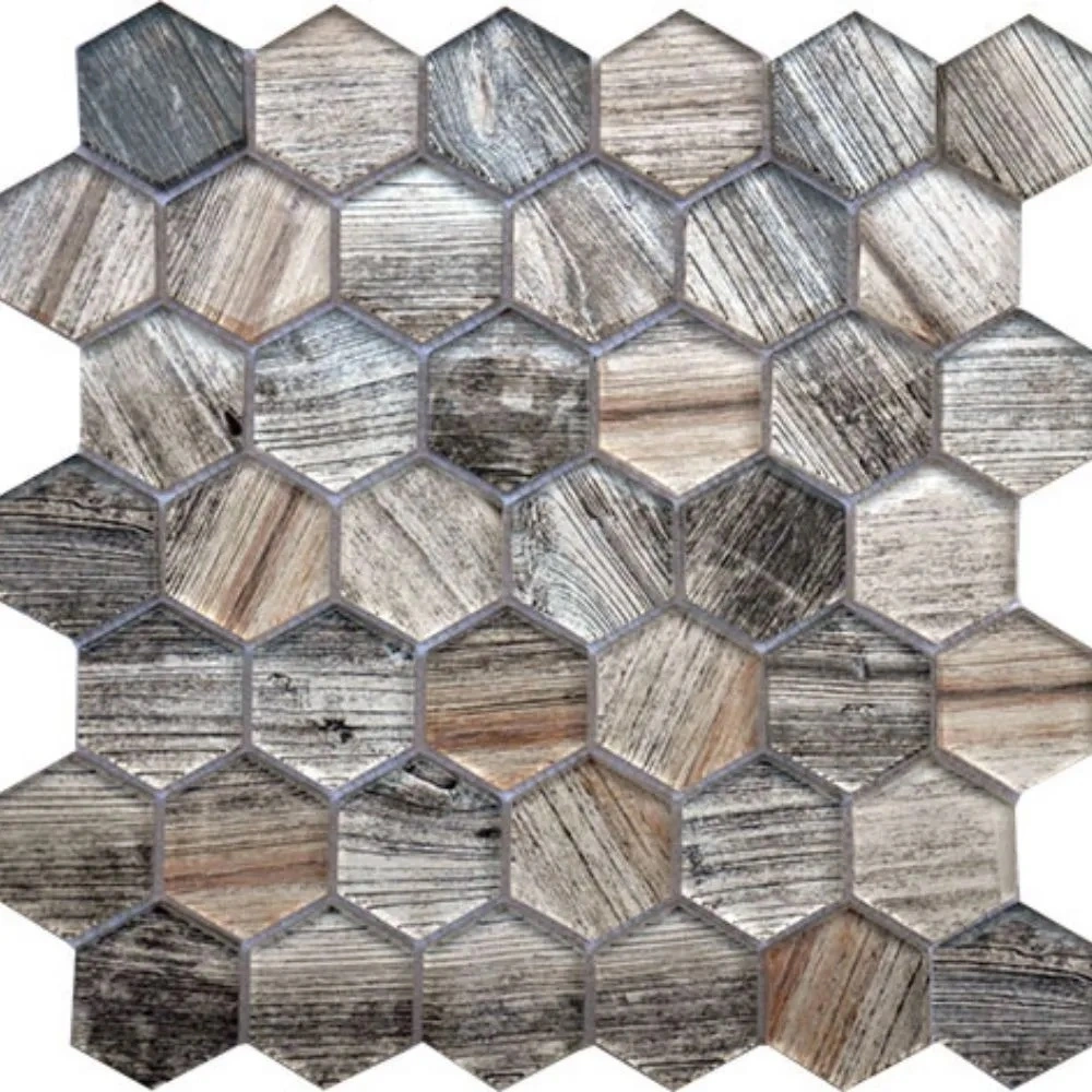 Beige Hex 2″ Polished