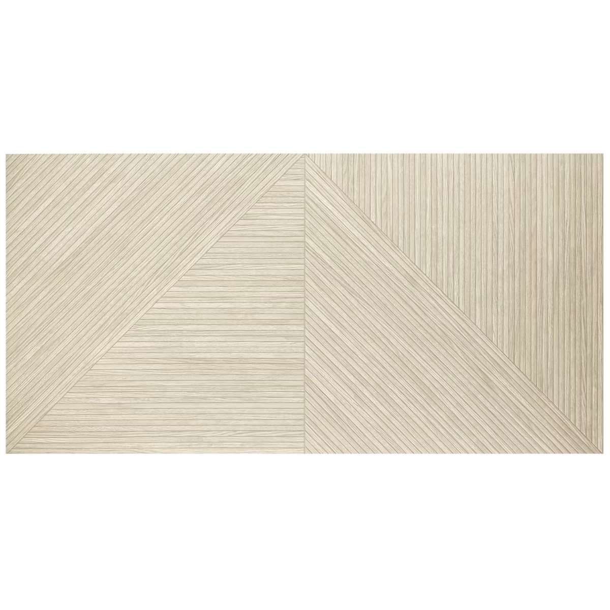 Lounge Oak 24x48 Ribbed Matte Fluted Porcelain Wood Look Tile ...