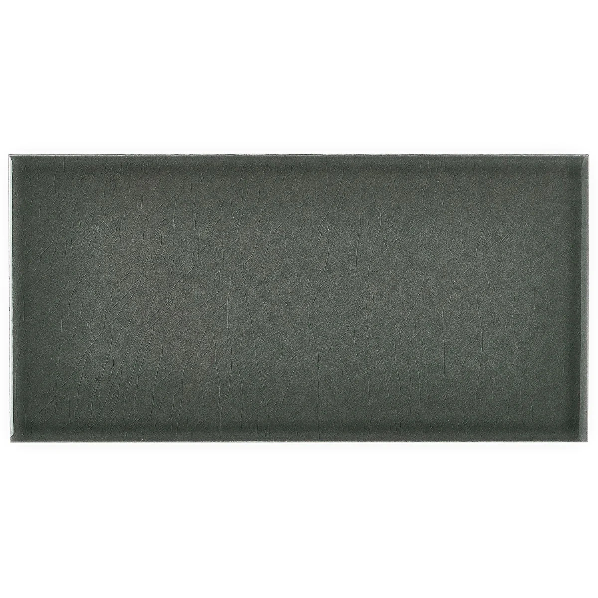 Palisa Ash Gray 4x8 Crackled Glossy Ceramic Tile
