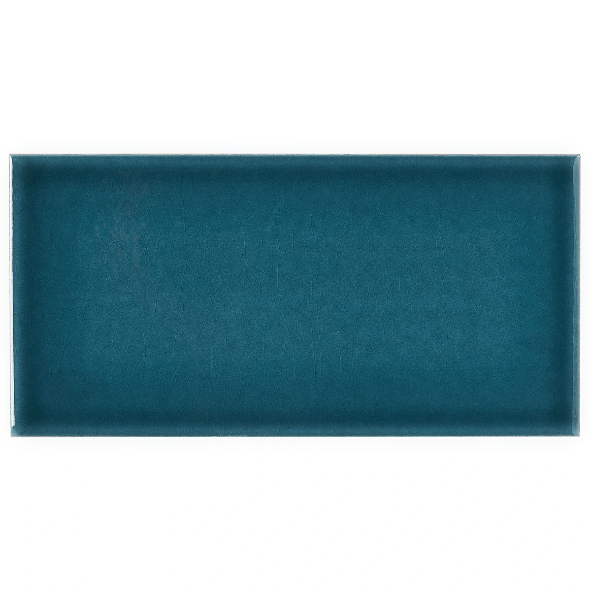 Palisa Marine Blue 4x8 Crackled Glossy Ceramic Tile