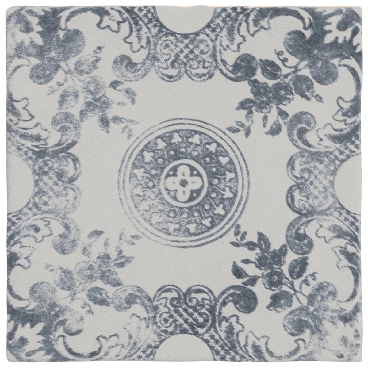 Paula Purroy Como Cala Blue 5x5 Matte Ceramic Tile