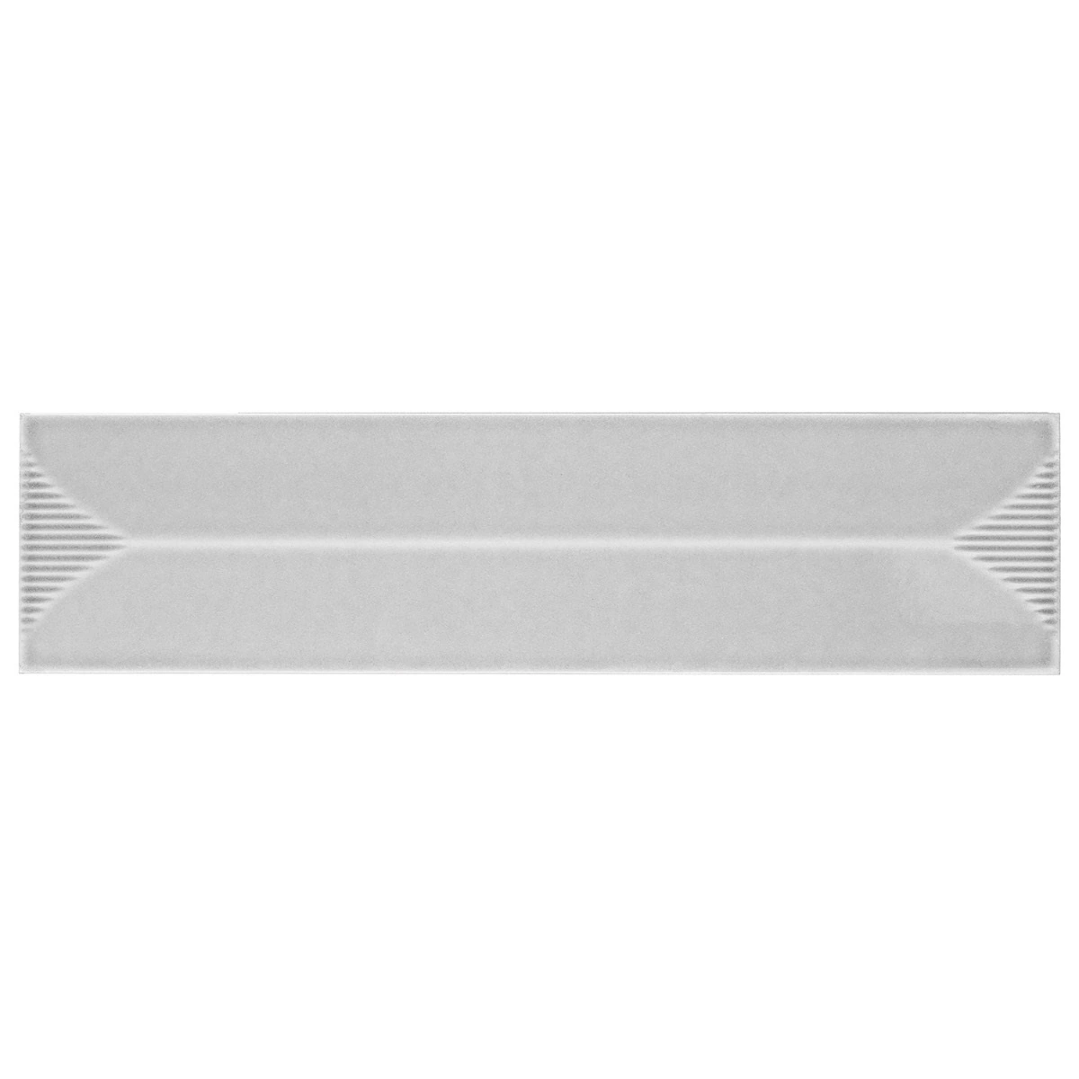 Retouch Inflex Gray 4.5x18 3D Crackled Glossy Ceramic Tile