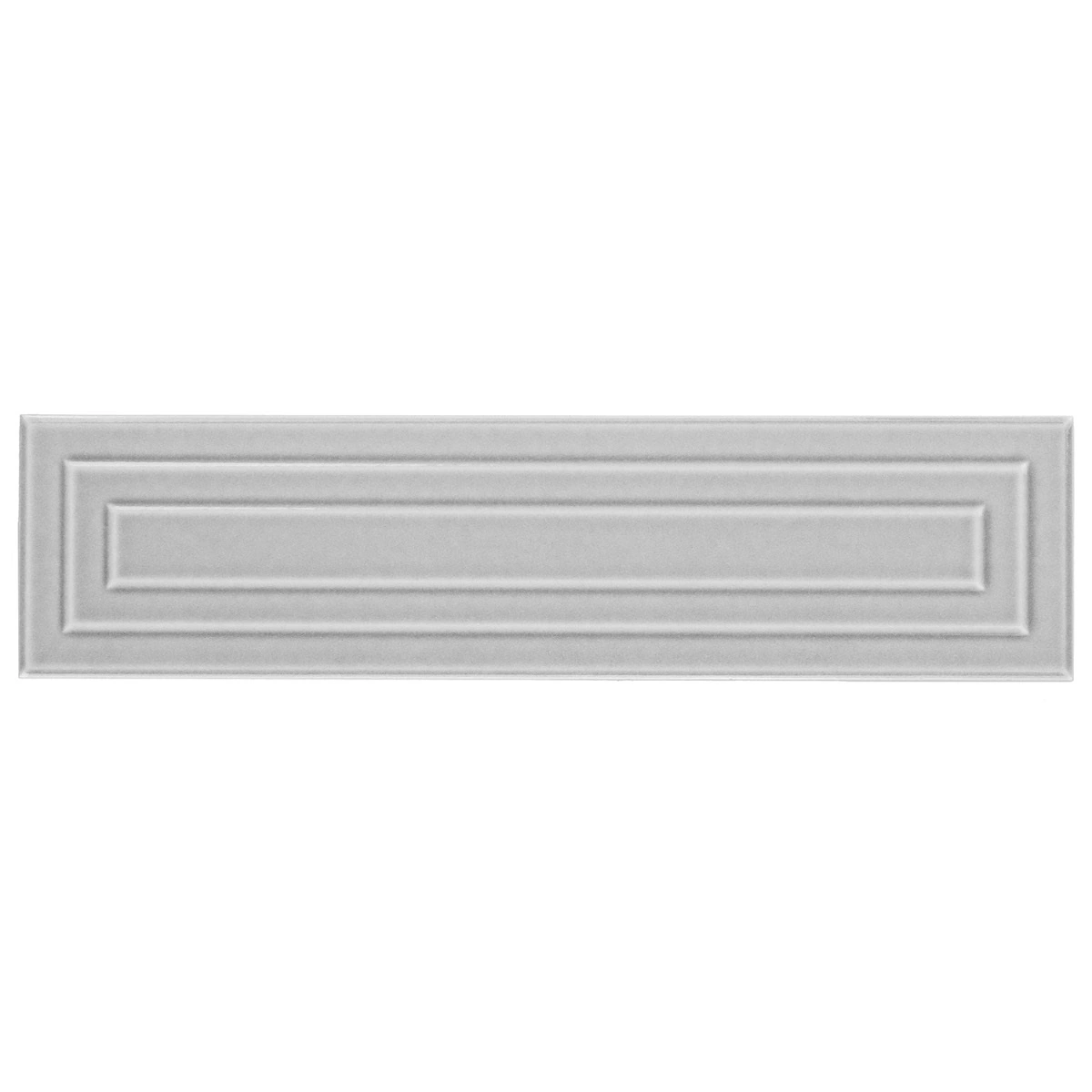 Retouch Frame Gray 4.5x18 3D Crackled Glossy Ceramic Tile