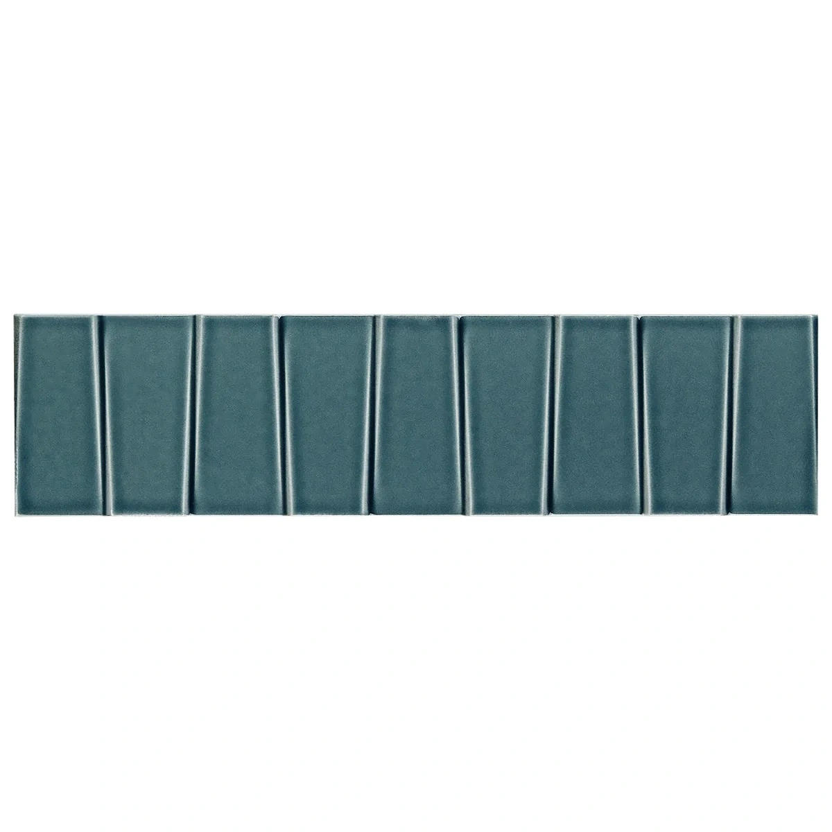 Retouch Steps Emerald Green 4.5x18 3D Crackled Glossy Ceramic