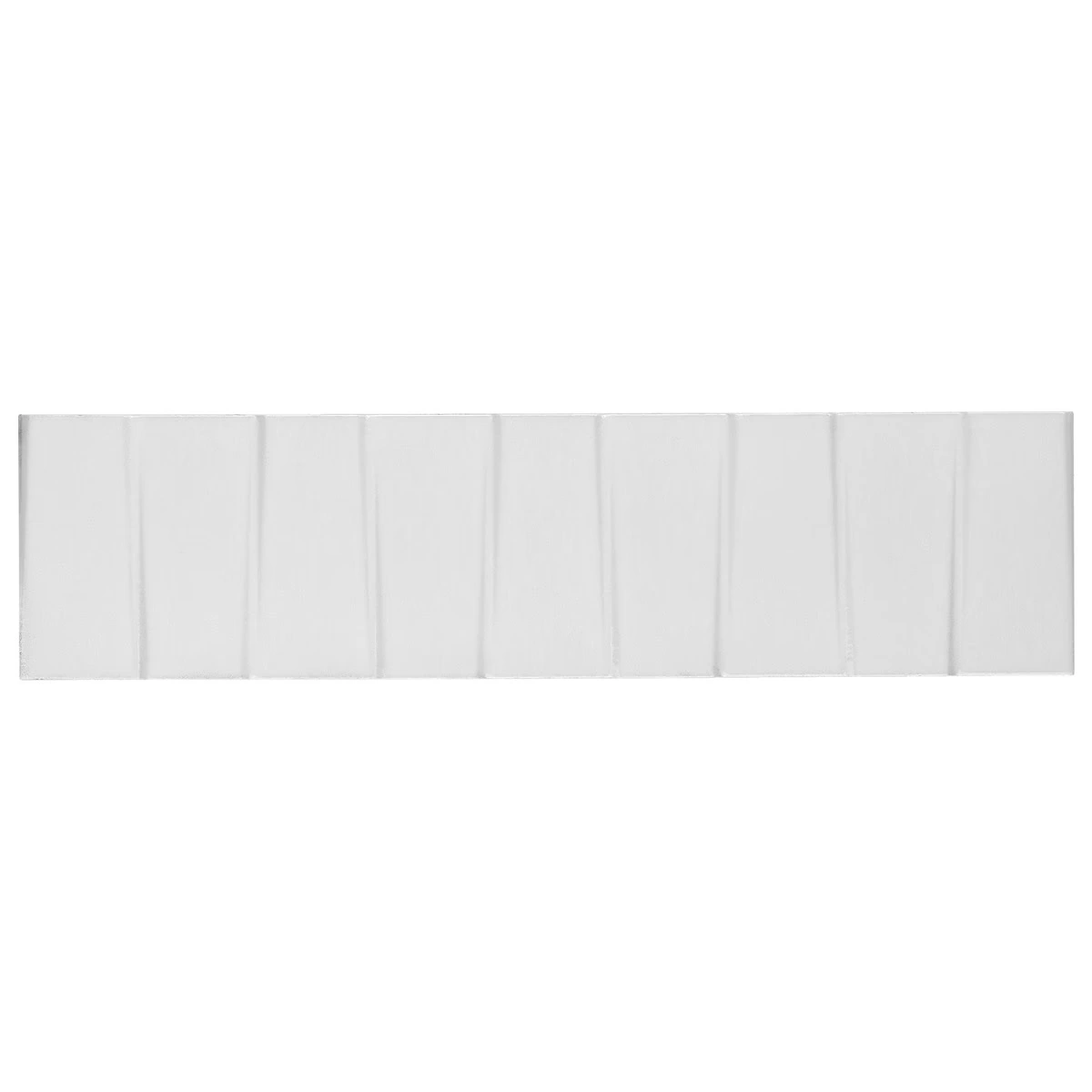 Retouch Steps White 4.5x18 3D Crackled Glossy Ceramic Tile