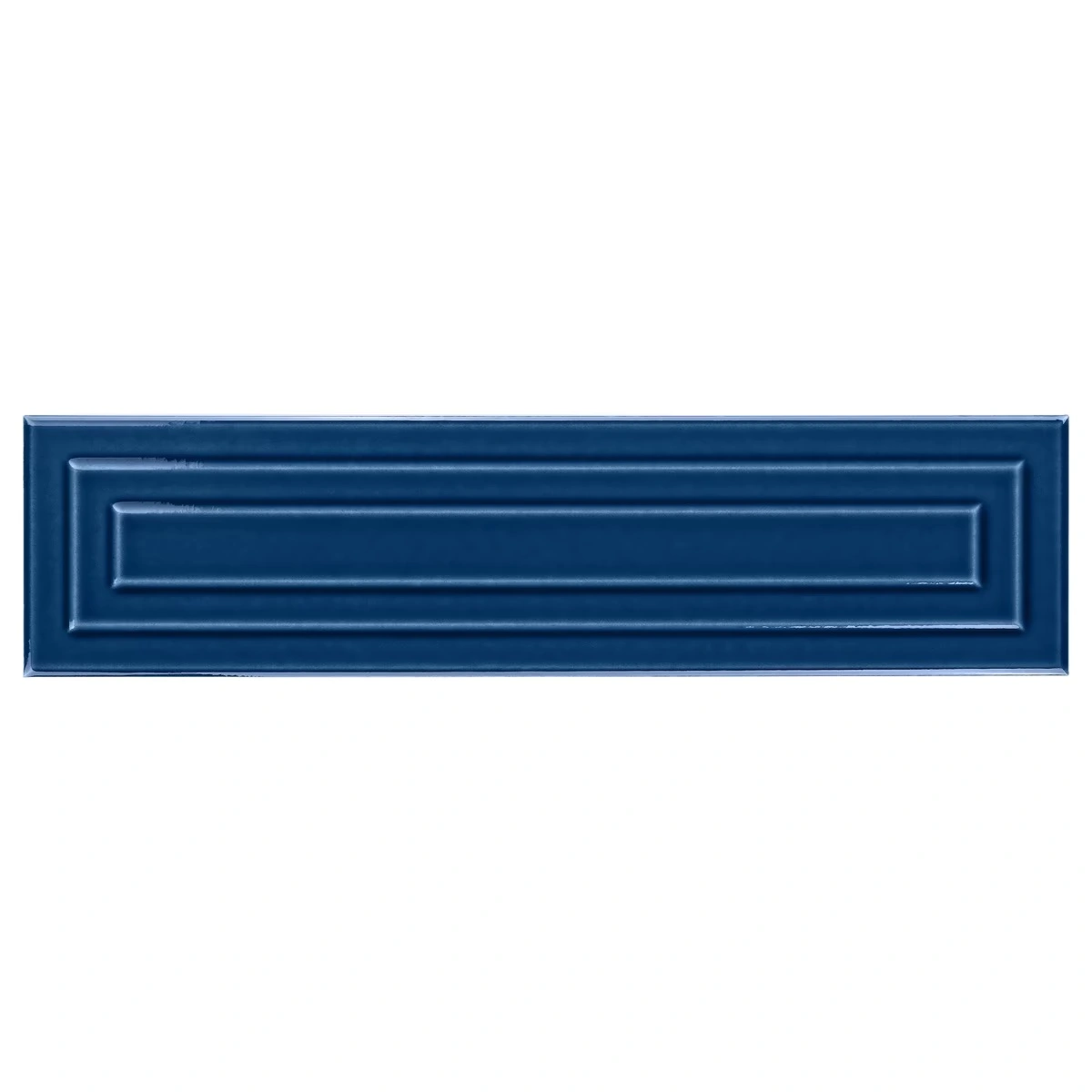 Retouch Frame Nautical Blue 4.5x18 3D Crackled Glossy Ceramic