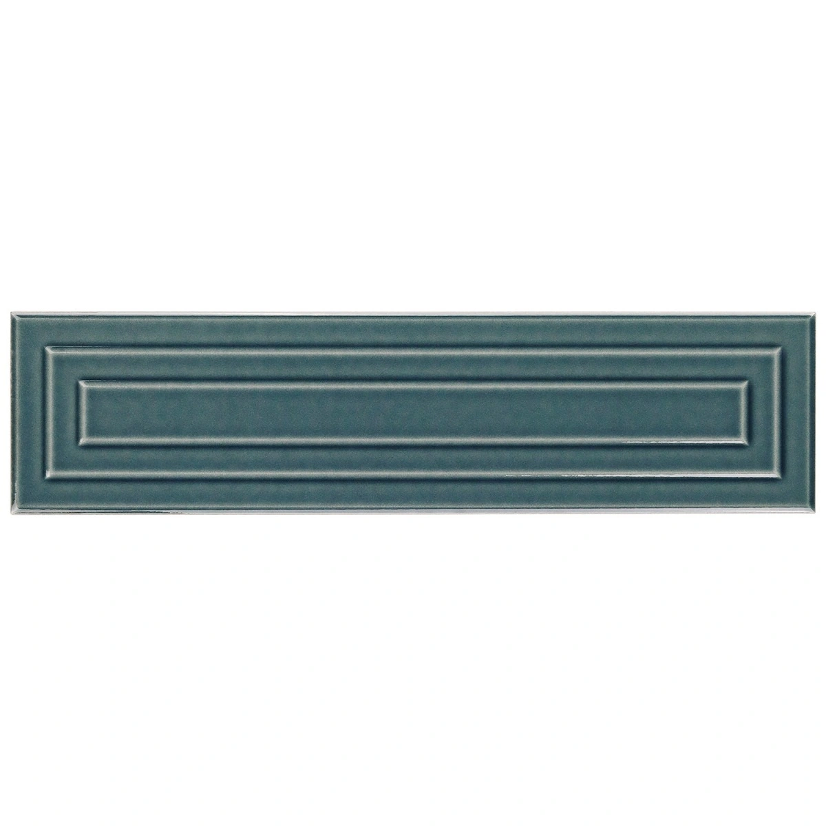 Retouch Frame Emerald Green 4.5x18 3D Crackled Glossy Ceramic