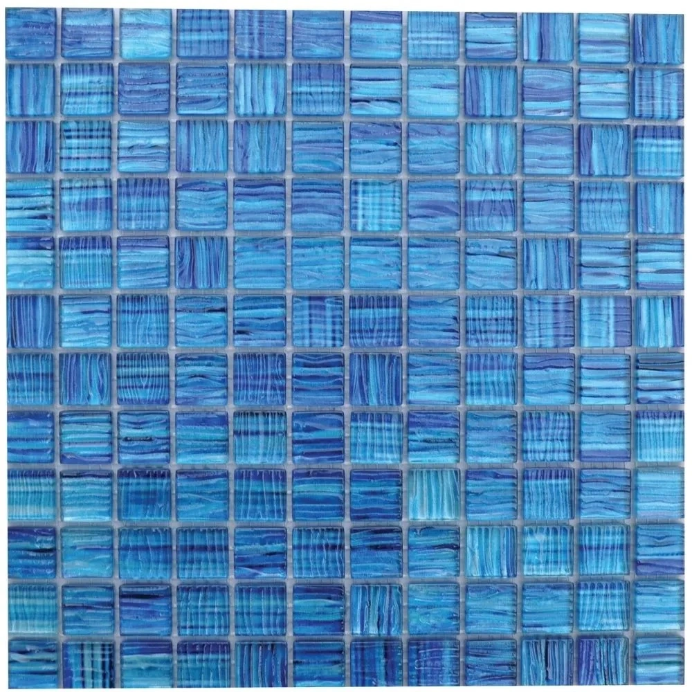 Miami Blue 1X1 Mosaic Multi-Texture