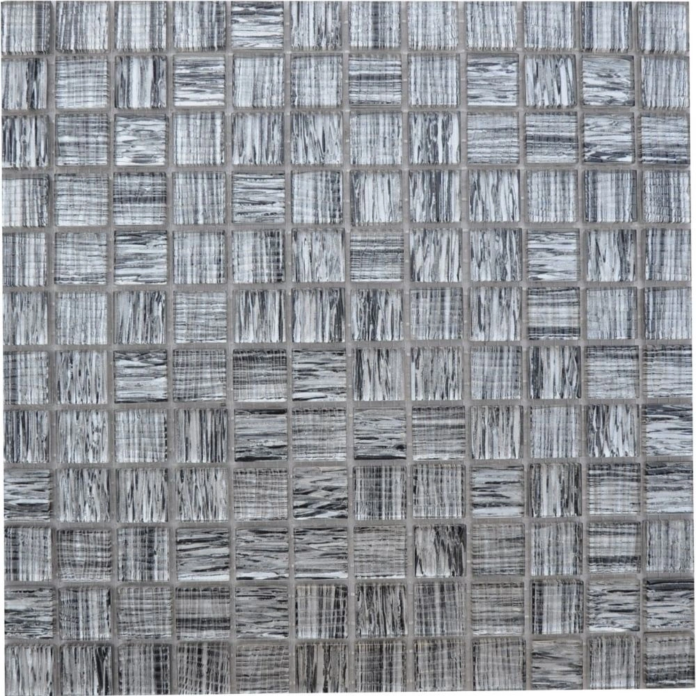 Stone Grey 1X1 Mosaic Multi-Texture