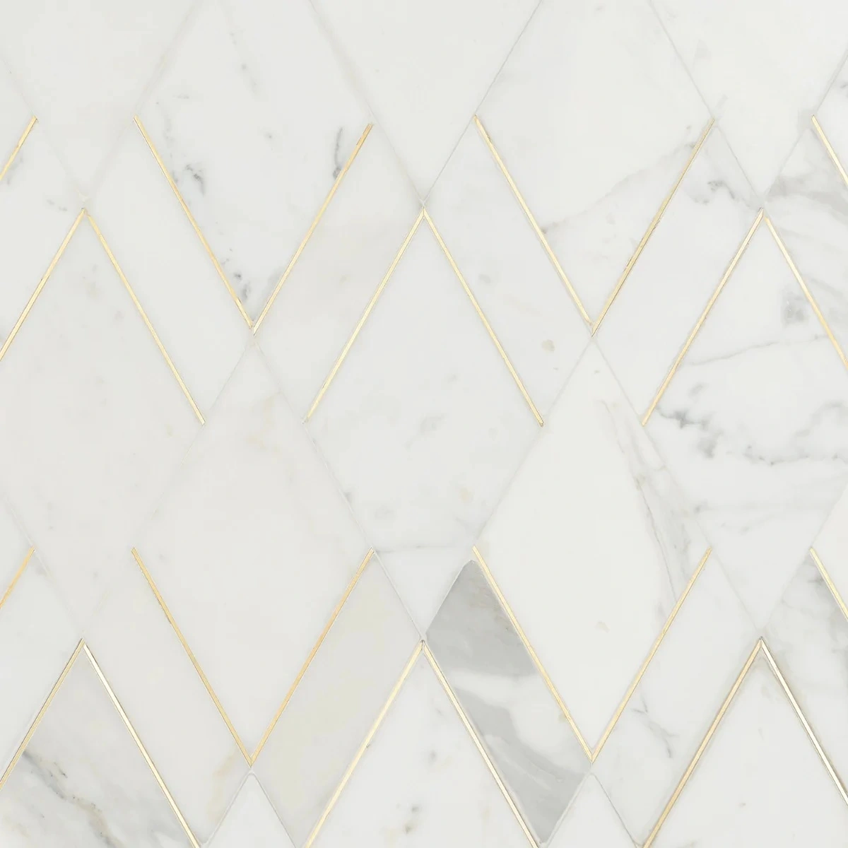 Xena Calacatta - Calacatta Gold & Brass Polished Marble + Brass
