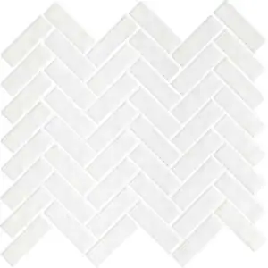 Captiva White Herringbone