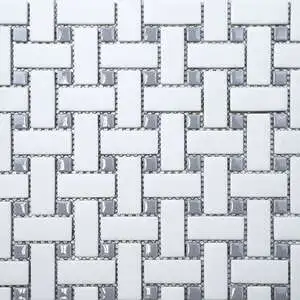 San Marino Cloud Basketweave Mosaic