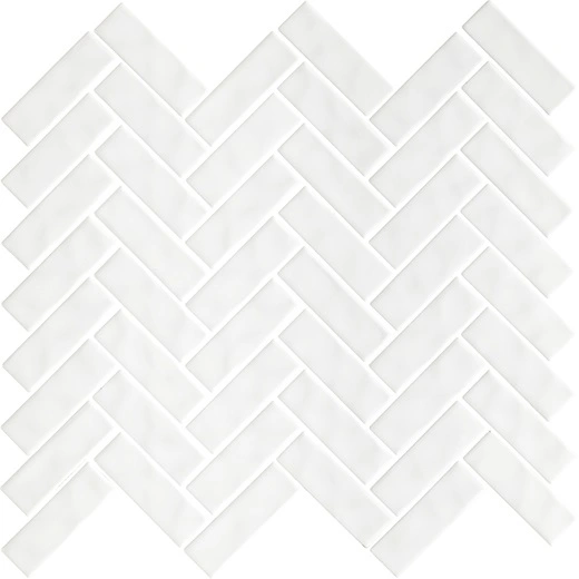 Captiva White Herringbone