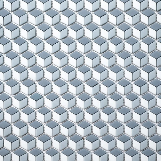 San Marino Sage Cube Mosaic