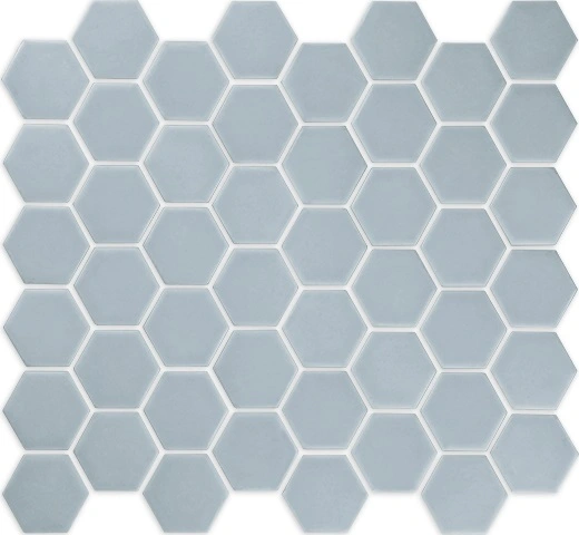 Seashore Seamist Blue 2" Hexagon Mosaic