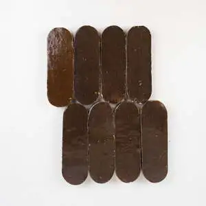 Zellige Evolution Long Oval Espresso Noire