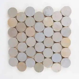 Zellige Evolution Twilight Bloom Circle Mosaic