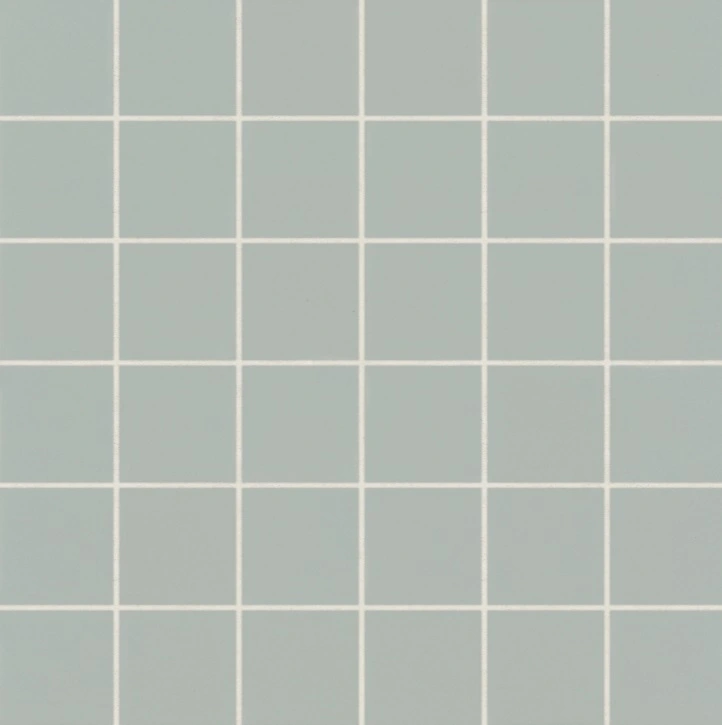 Square Matte Porcelain Mosaic in Aloe Green