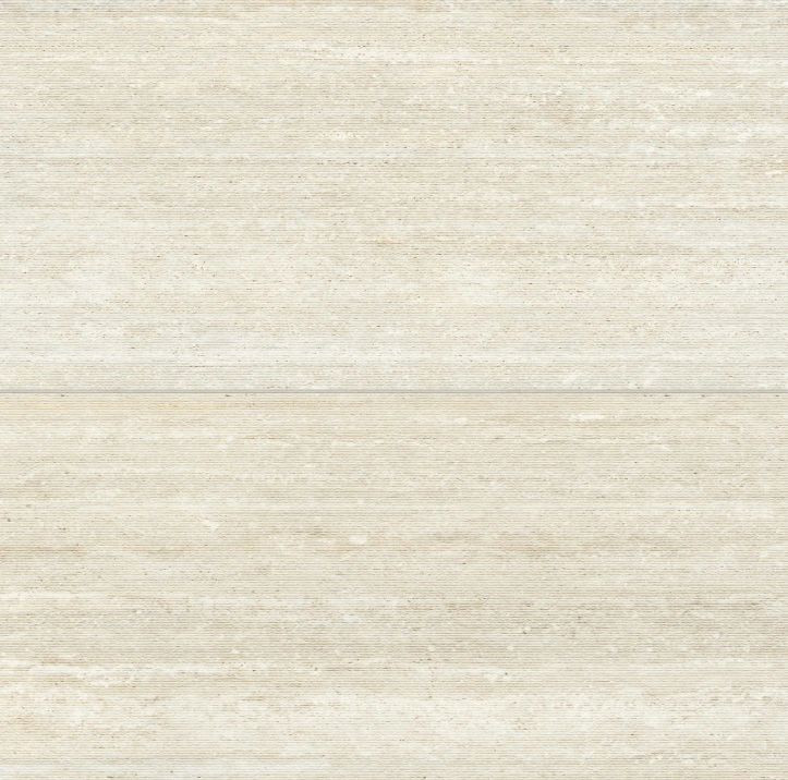 Chiseled Matte Porcelain Deco Wall Tile in Travertine