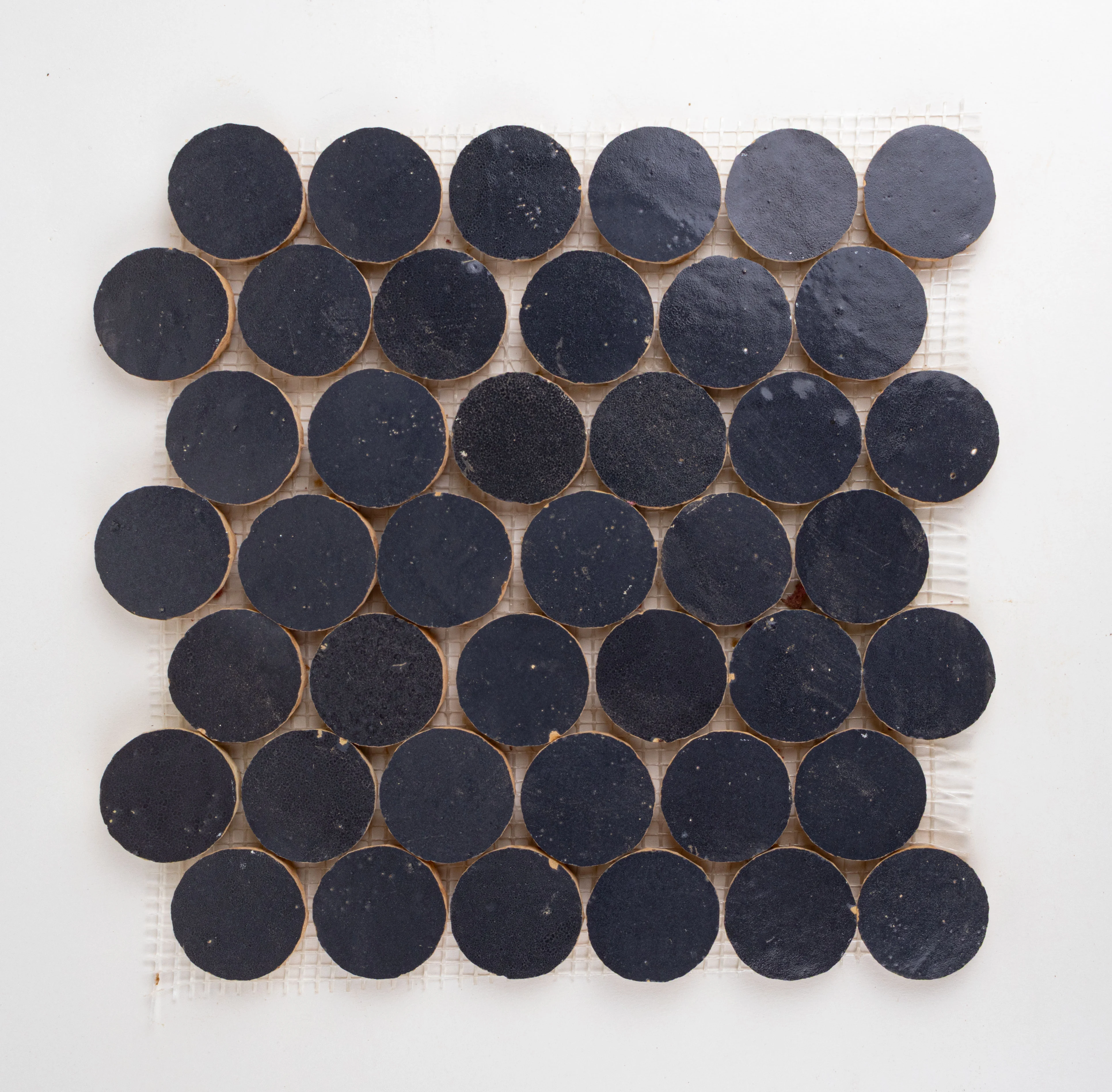 Zellige Evolution Indigo Mist Circle Mosaic